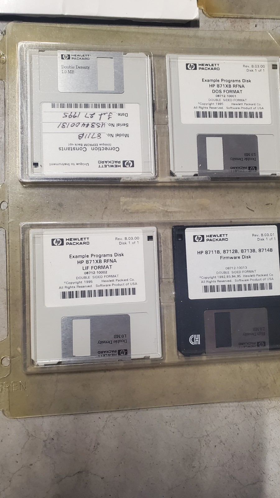 HP / Agilent Programming Examples Disks NEW And USED 8711B 8712B 8713B AND MORE