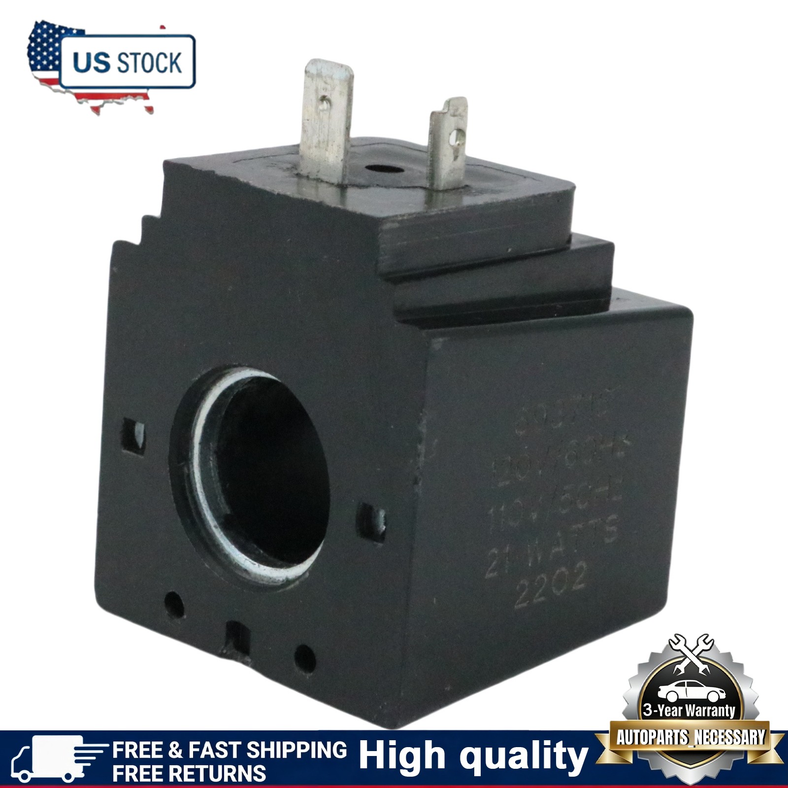NEW 1Pcs Fit For Solenoid Valve Coil 120V/60Hz 110V/50Hz 21W 693715