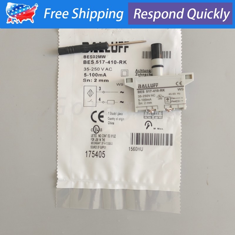 For Balluff BES02MW BES 517-410-RK 35-250VAC Inductive Proximity Switch Sensor
