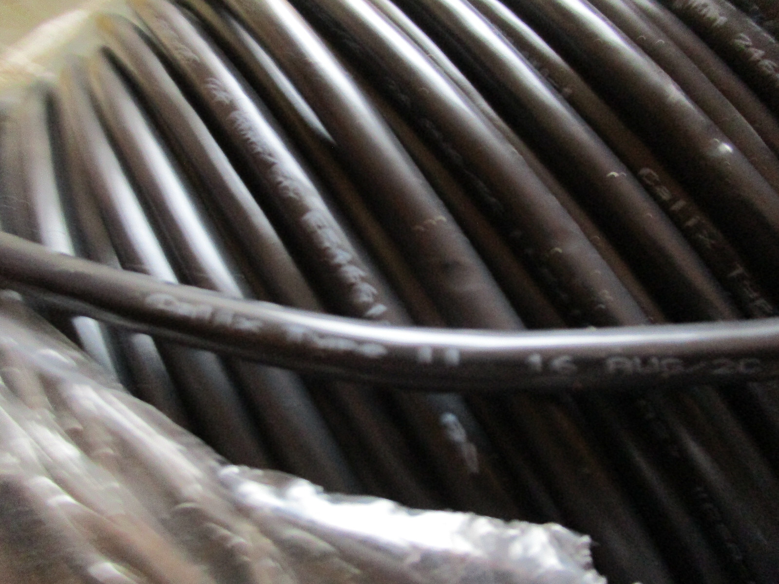 50 FT 24/5C+16/2C Calix Type II Composite Control Power Cable 300V Black 50ft ER