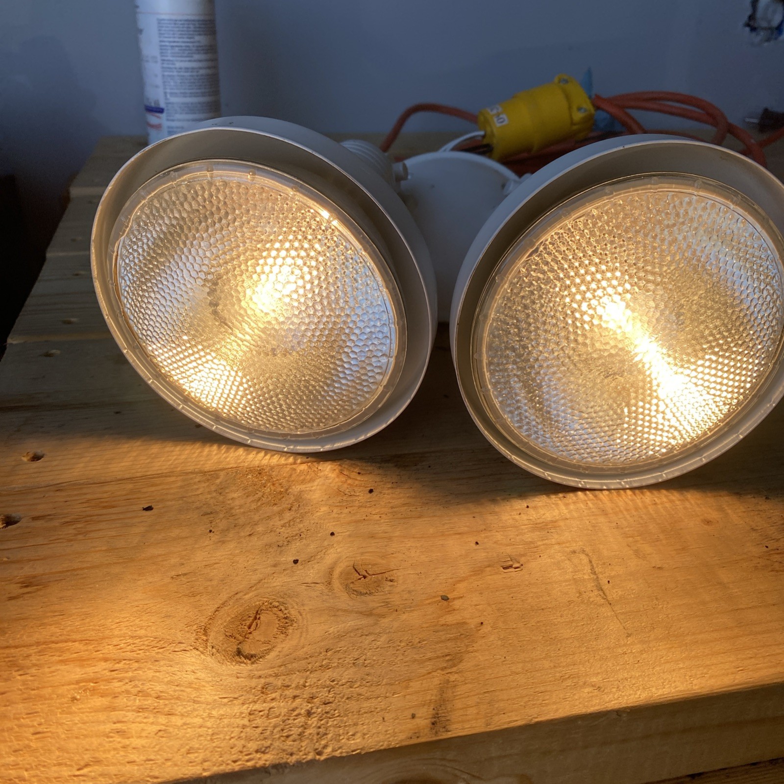 Copper Lighting MT250RWU Flood Light With Bulbs!