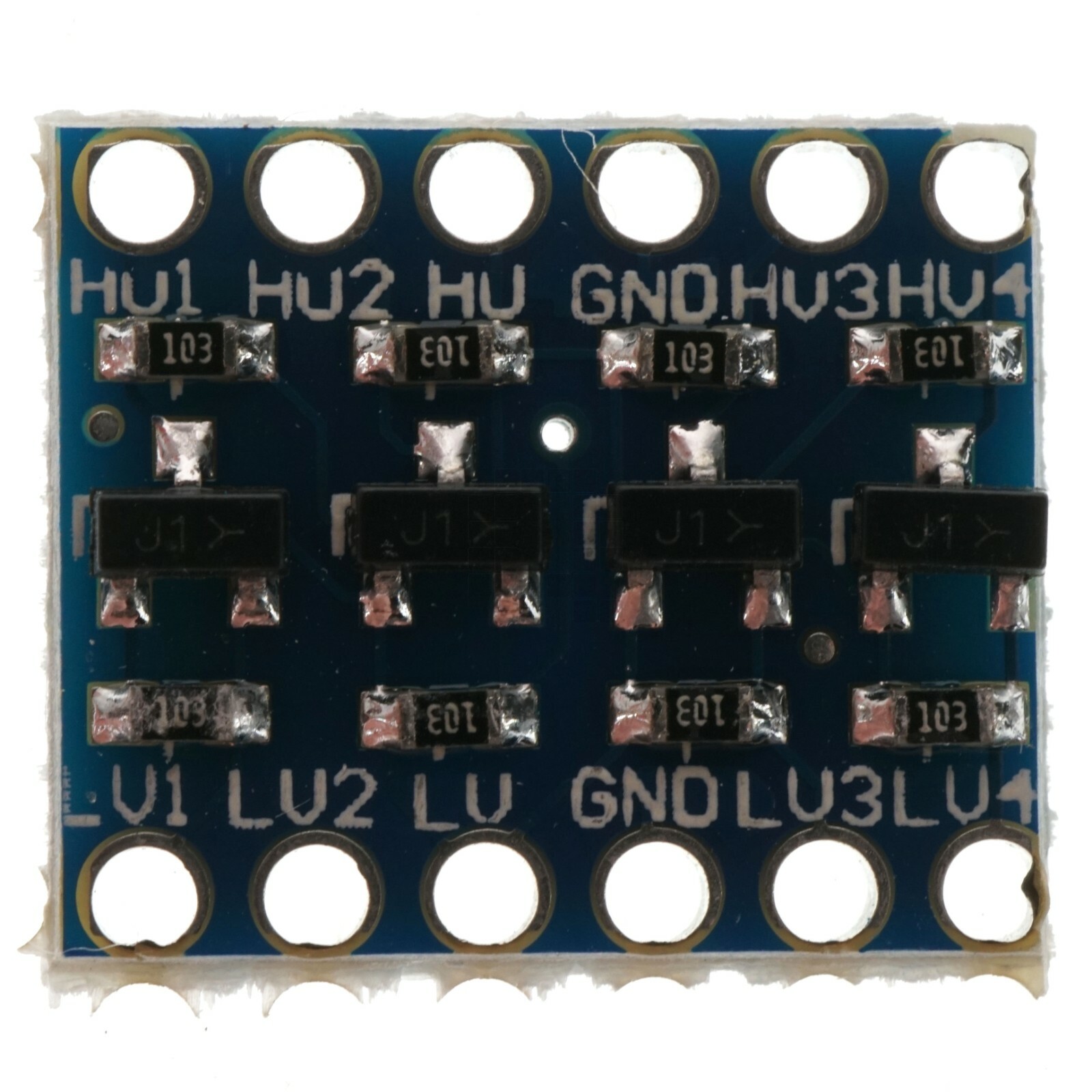 4 Channel Bi-Directional Logic Level Converter PCB Circuit Board, 3.3V 5V