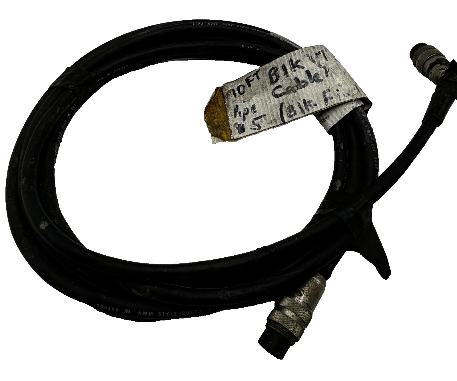 Cord Connector Cable 10FT E90296 AWM STYLE 20233 300V VW-1 FREE SHIPPING ⭐