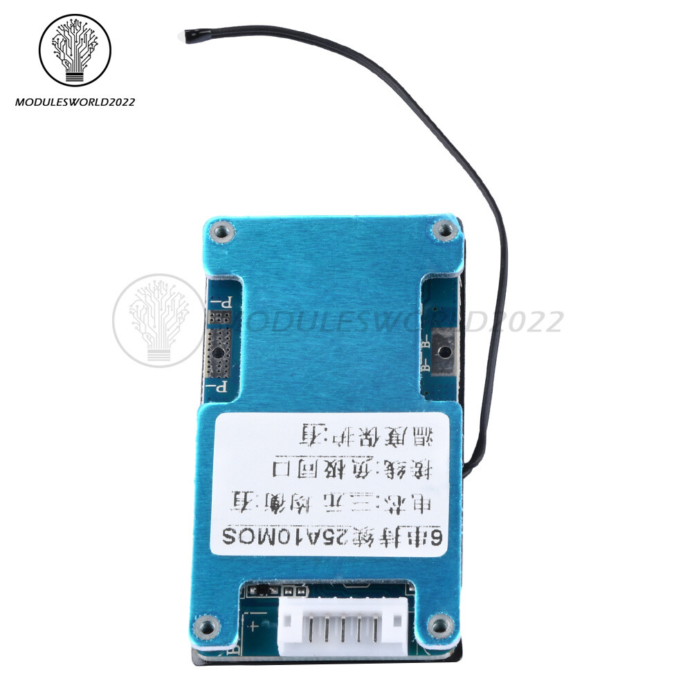 6S 15A 20A 25A Li-ion Battery Charge Protection Board Balanced Temp Protection
