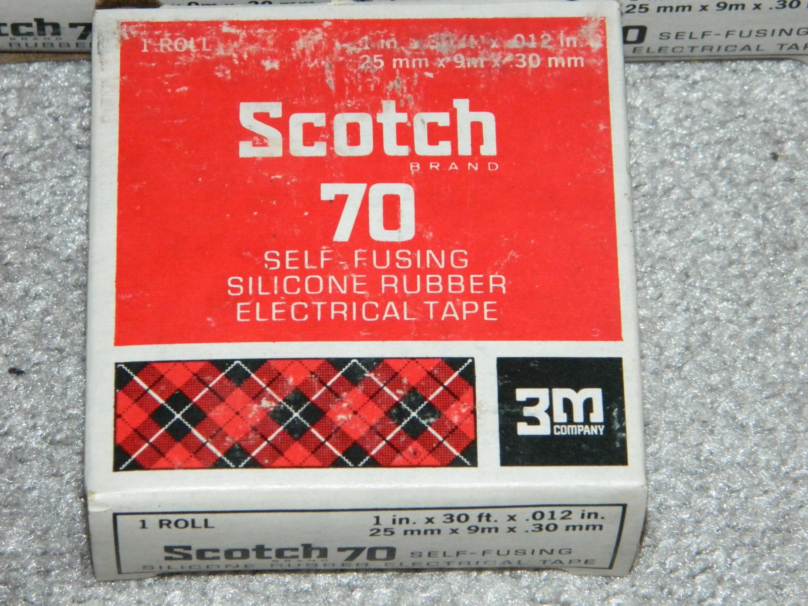 One Roll of 3M Scotch 70 Self-Fusing Silicone Rubber Electrical Tape – FREE SHIP