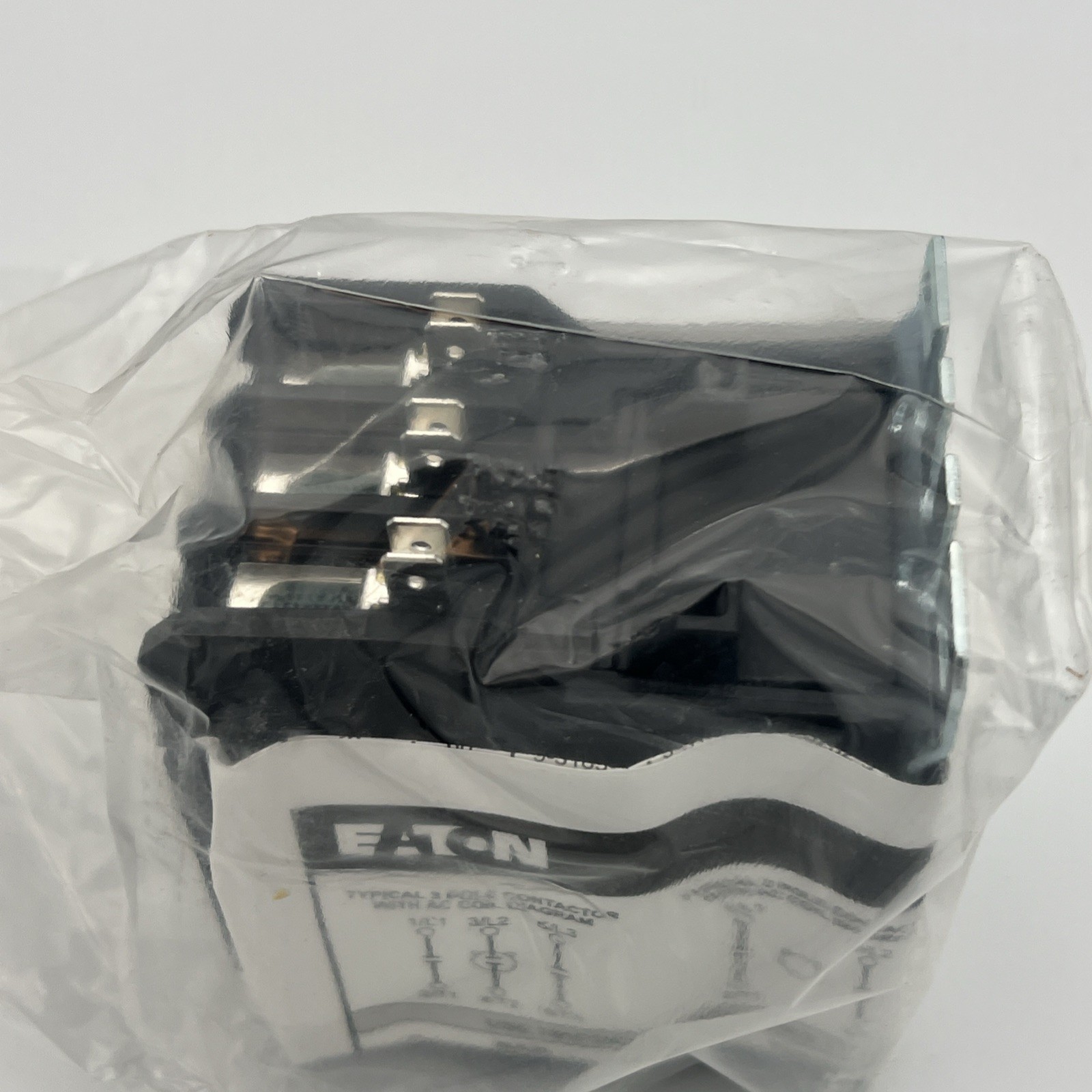 Eaton C25DNF340A 600V 40/60A Contactor 3P Quick Connect Terminals