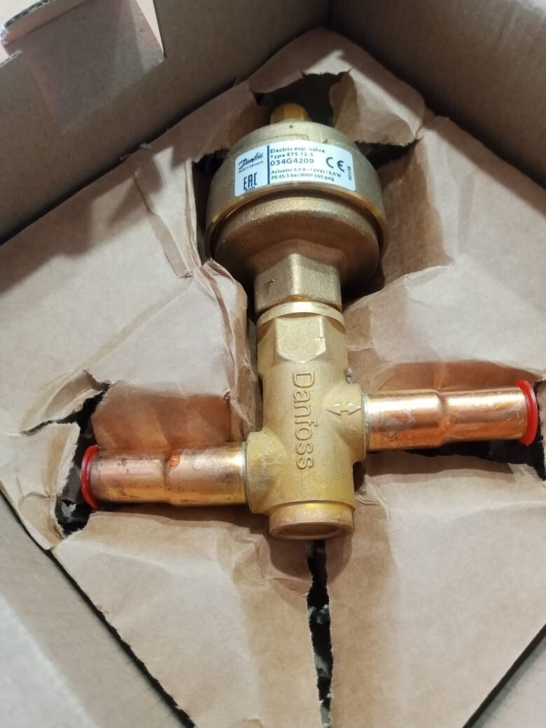 1PC of Danfoss 034G4209 Electric Expansion ETS 12.5 1/2inx1/2in Valve -BRAND NEW