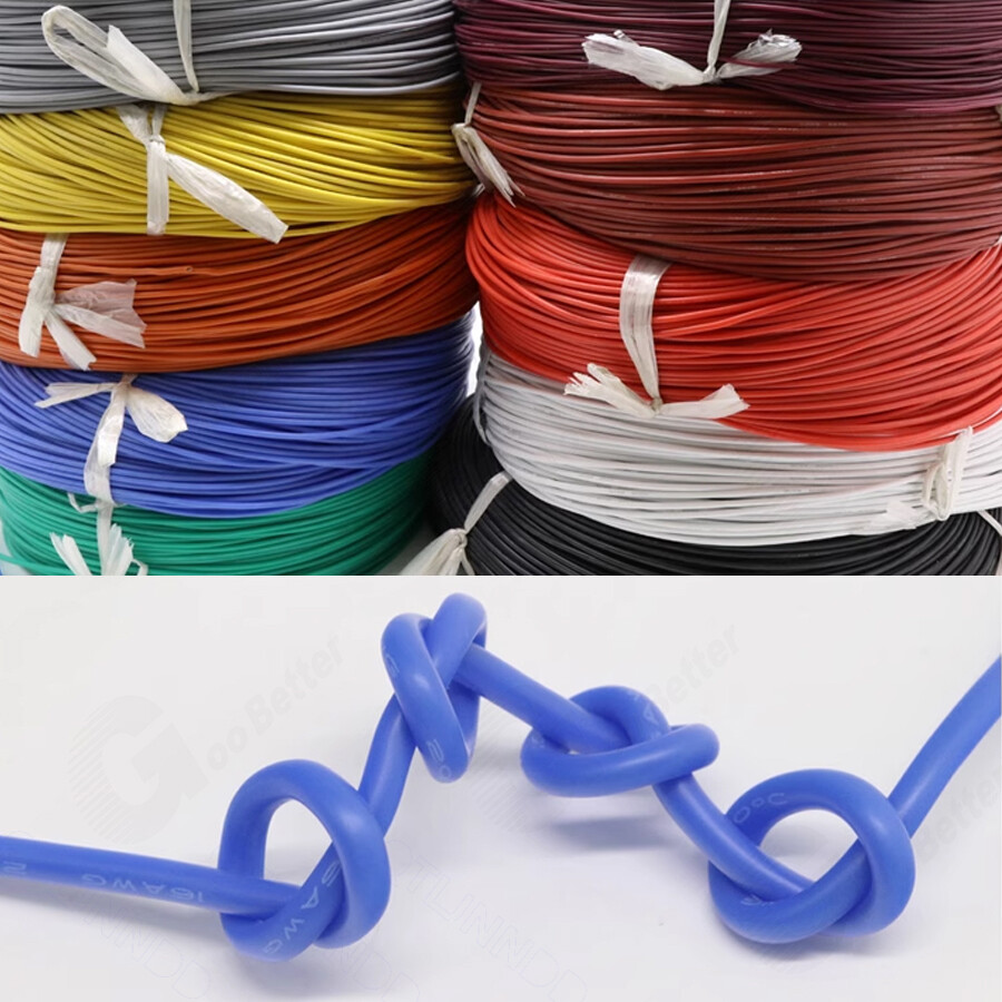 Flexible Silicone Cable Wire 2AWG – 30AWG High Temp 0.08mm Tinned Copper Wire UL