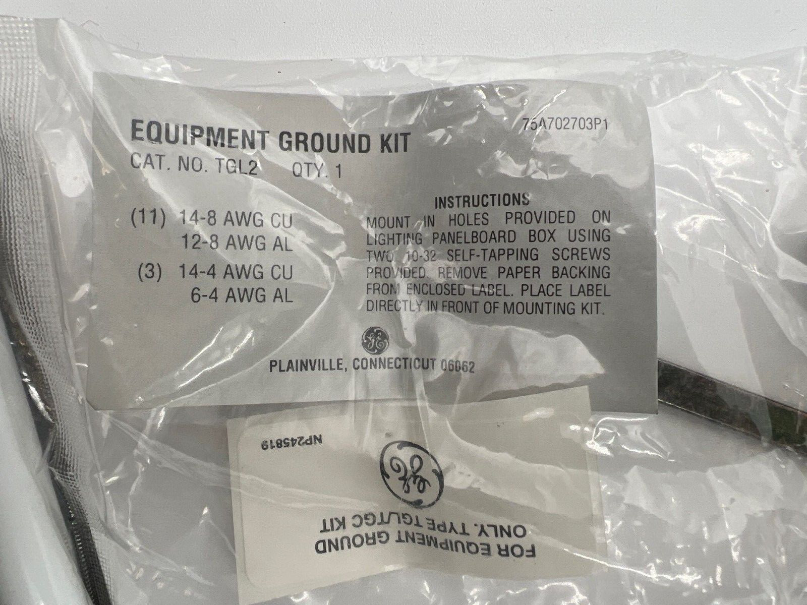 GE TGL2 Ground Bar Kit Powermark Gold And Plus Load Centers 600A