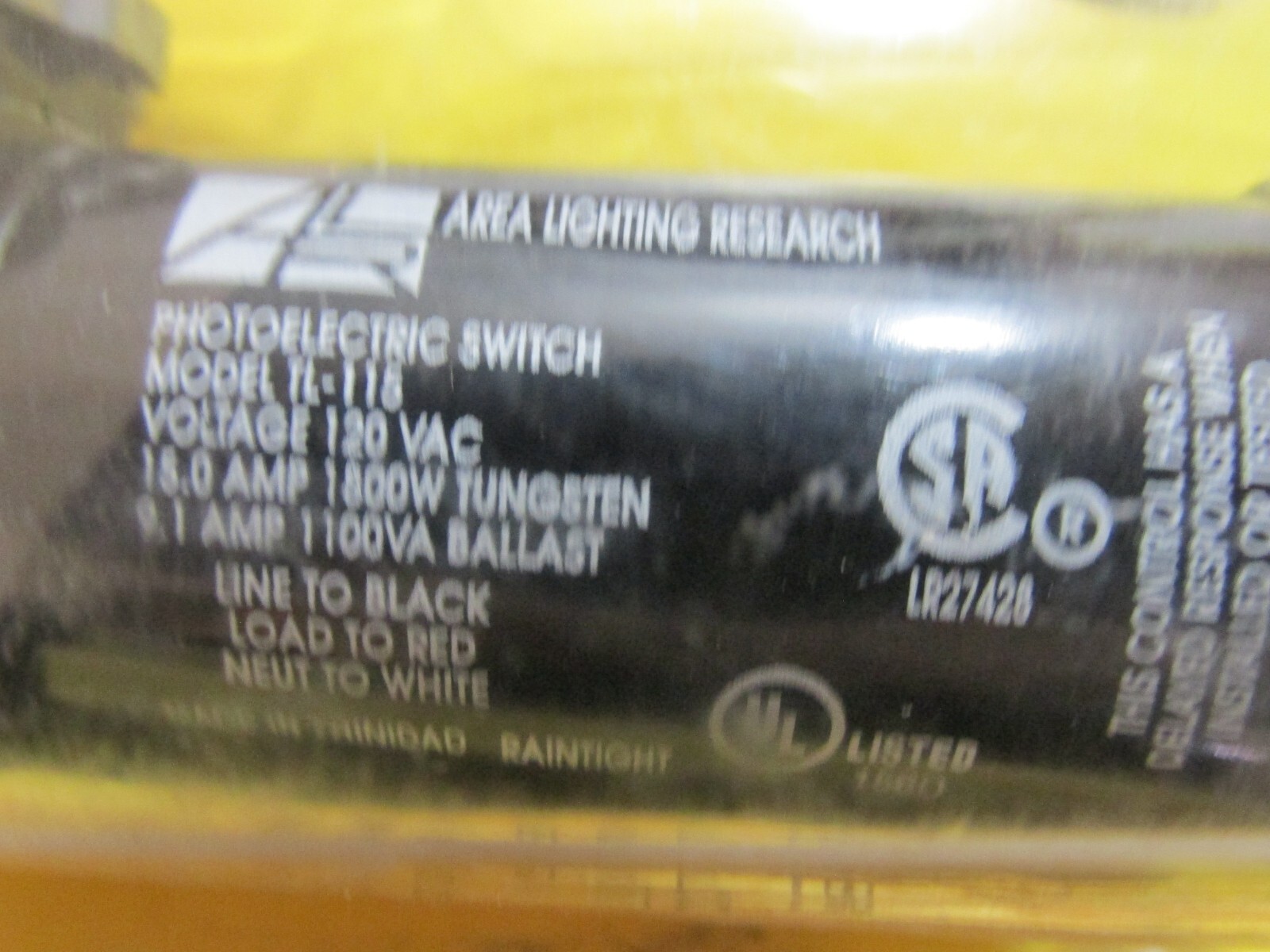 WESTEK VINTAGE NEW SEALED PHOTOELECTRIC SWITCH SW103CT OUTDOOR LIGHT CONTROL