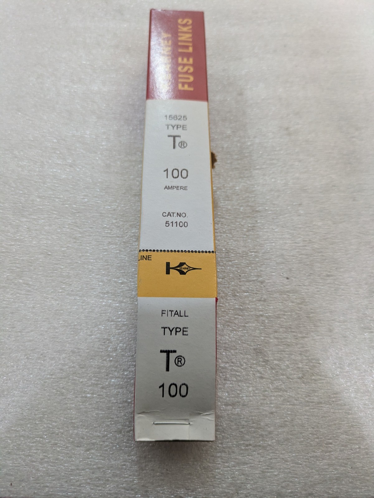 Kearney 51100 Fuse Link Type T 100 Amp Fitall Medium Voltage Eaton Cooper Power