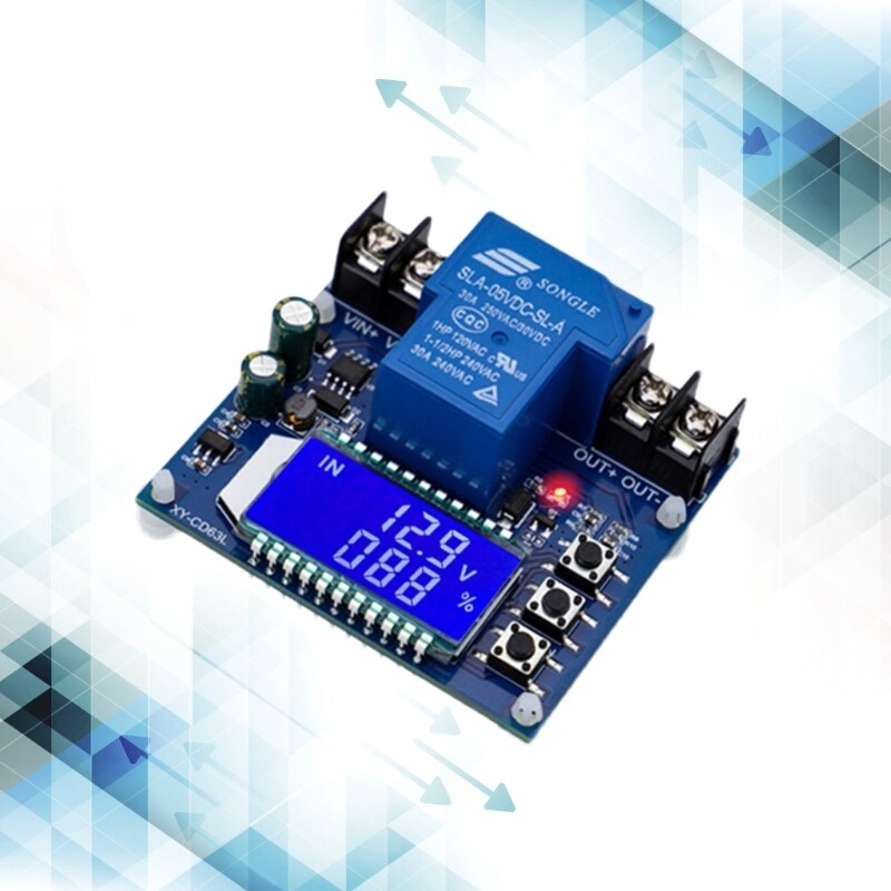 DC6-60V 30A- Storage Battery Charging Control Module Protections Board LCD-