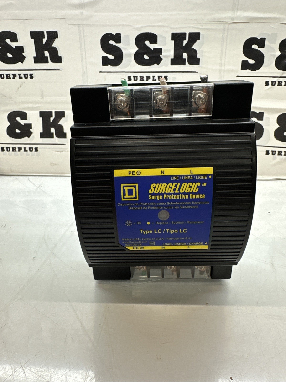 Square D TVS120LC20 SURGELOGIC Surge Protective Device