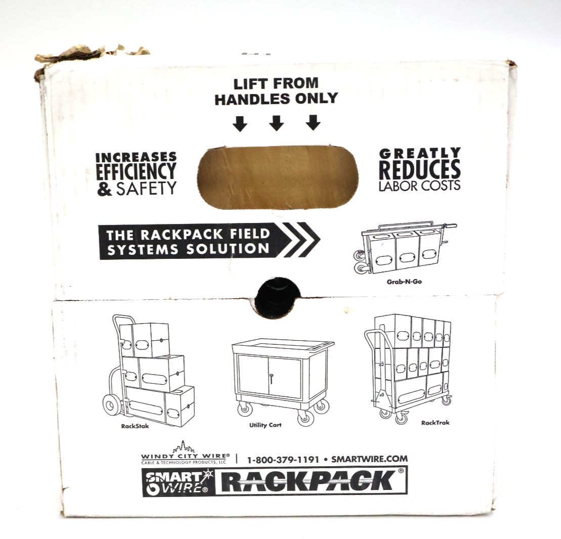 Windy City Wire Smart Wire 18-02 1000ft Rack Pack 08788895 New Open Box