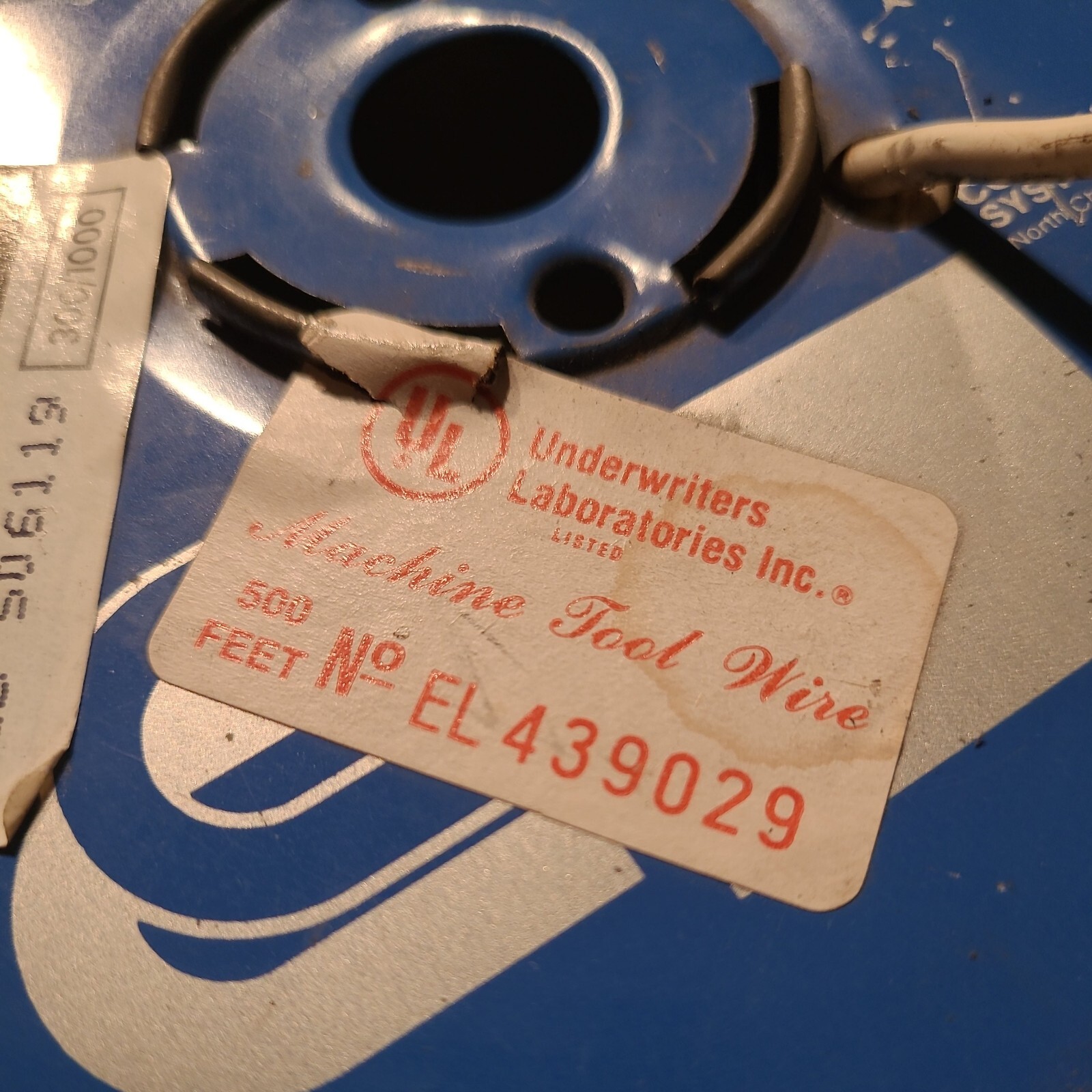 COLEMAN CABLE & WIRE CO. 12 AWG 600V WHITE MACHINE TOOL WIRE MTW or AWM 450Ft