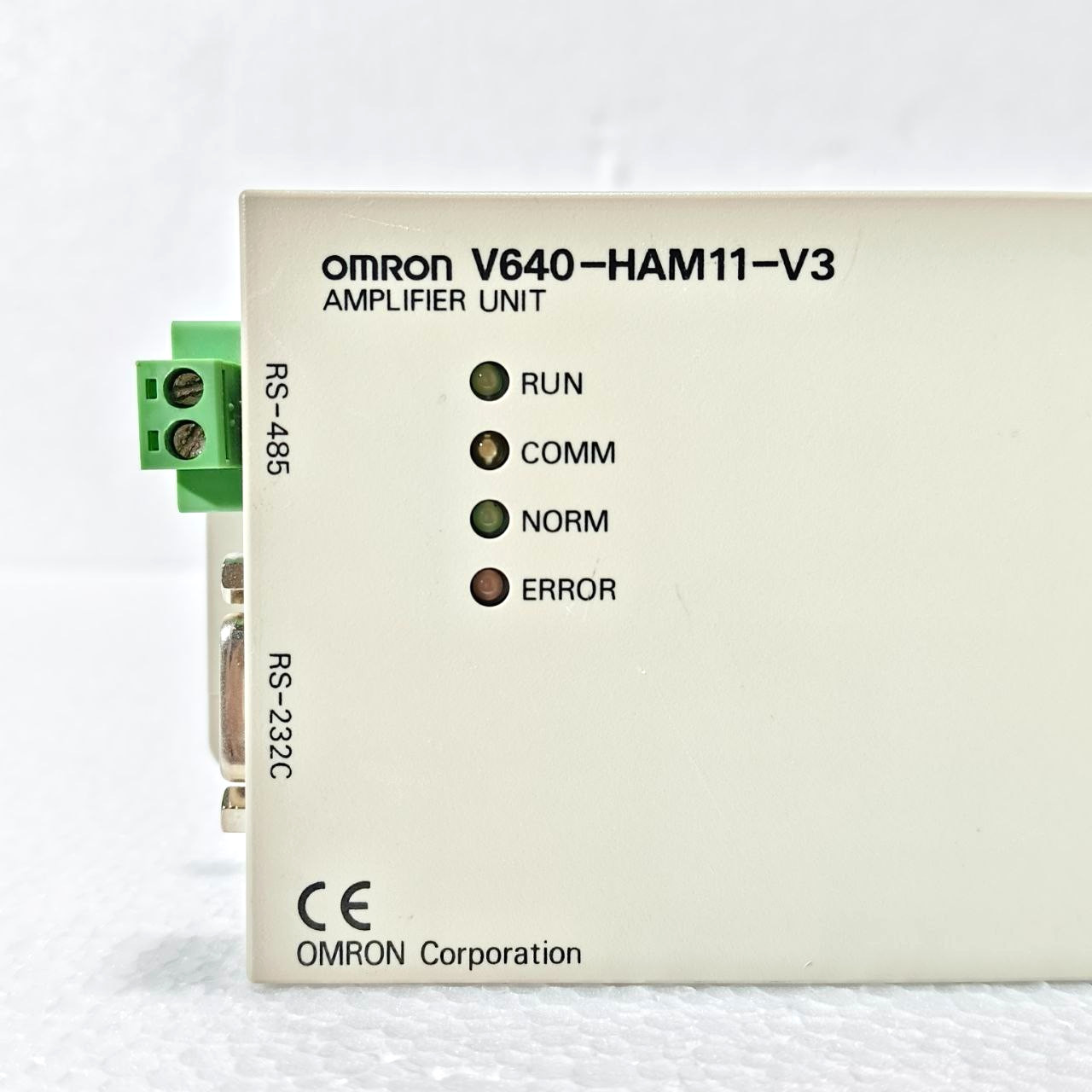 OMRON V640-HAM11-V3 AMPLIFIER UNIT 24 VDC 150 MA V640HAM11V3