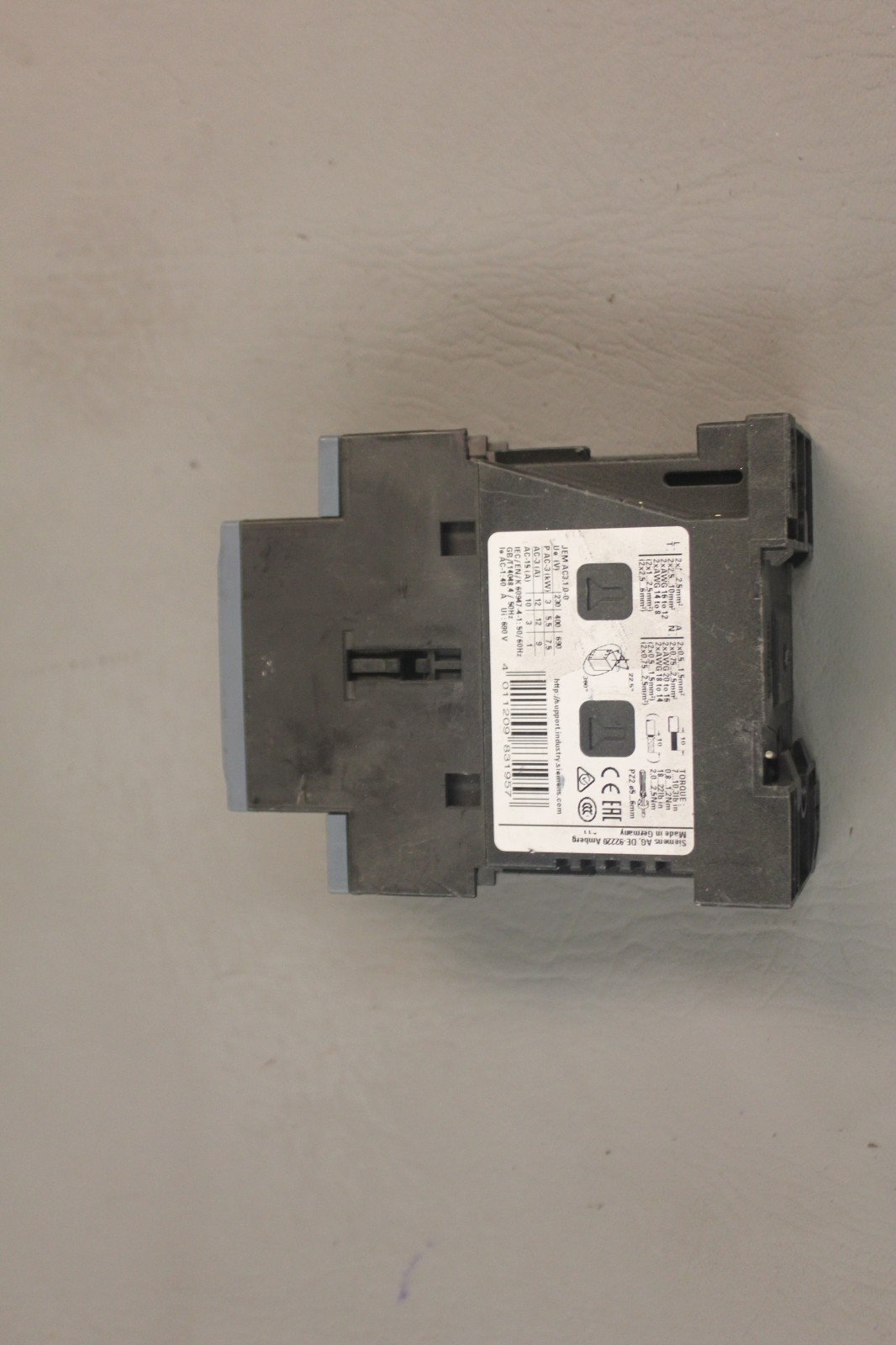 SIEMENS SIRIUS POWER CONTACTOR 3RT2024-1BB40