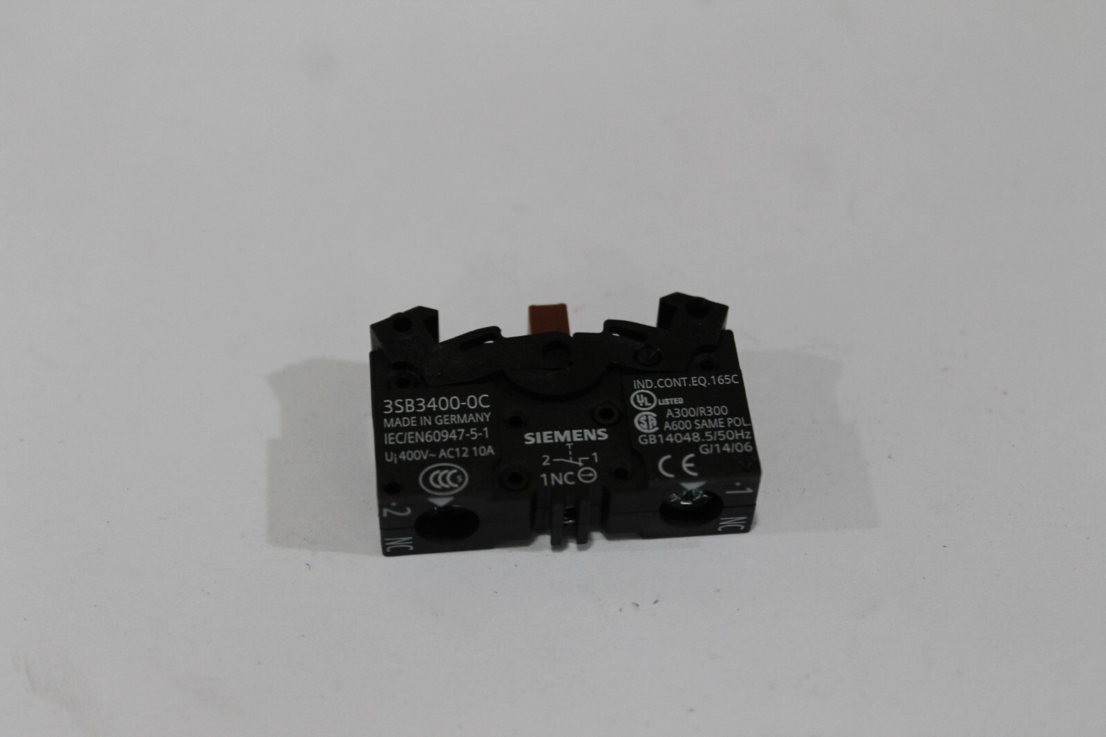 Siemens 3SB3400-0C, Contact Block