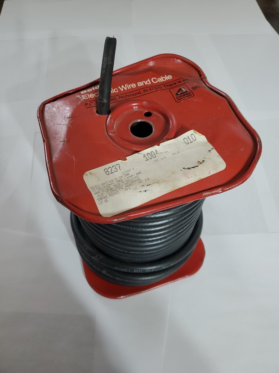 BELDEN 52 OHM COAX 13 AWG 8237-010-100 7x#21 Bare FREE SHIPPING USA (New)