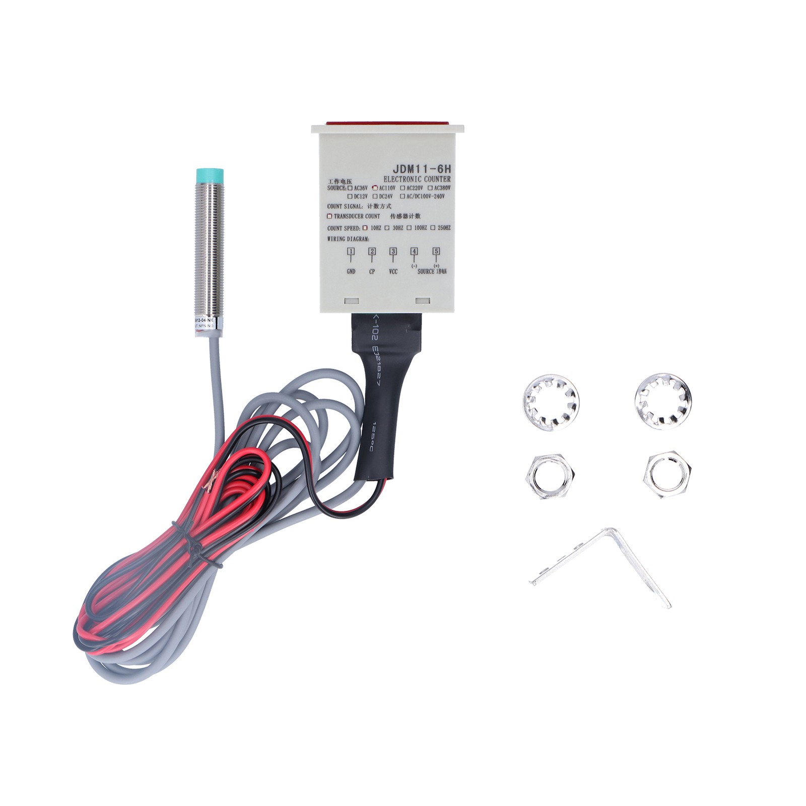 BERM Digital Electronic Counter For Metal Objects Contact Induction Panel New