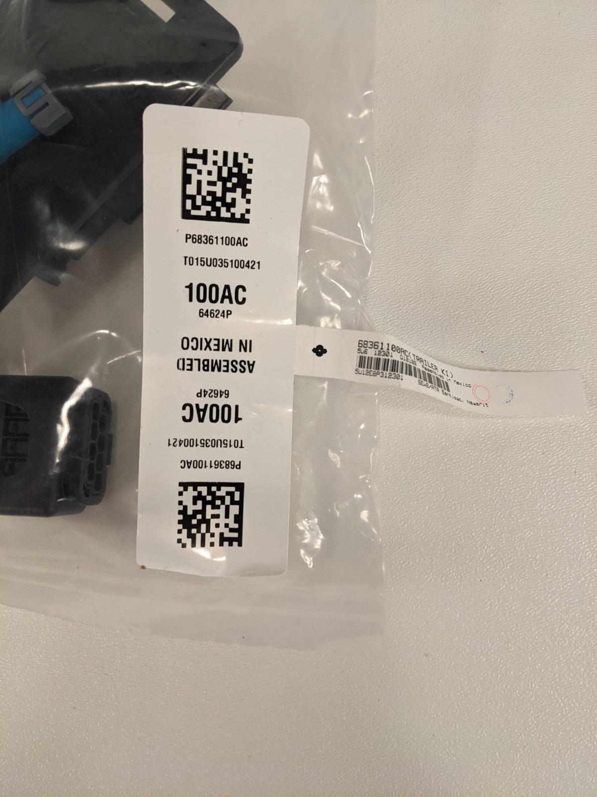 Trailer Tow Wiring Mopar 2019-2024 Ram 1500 68361100ac