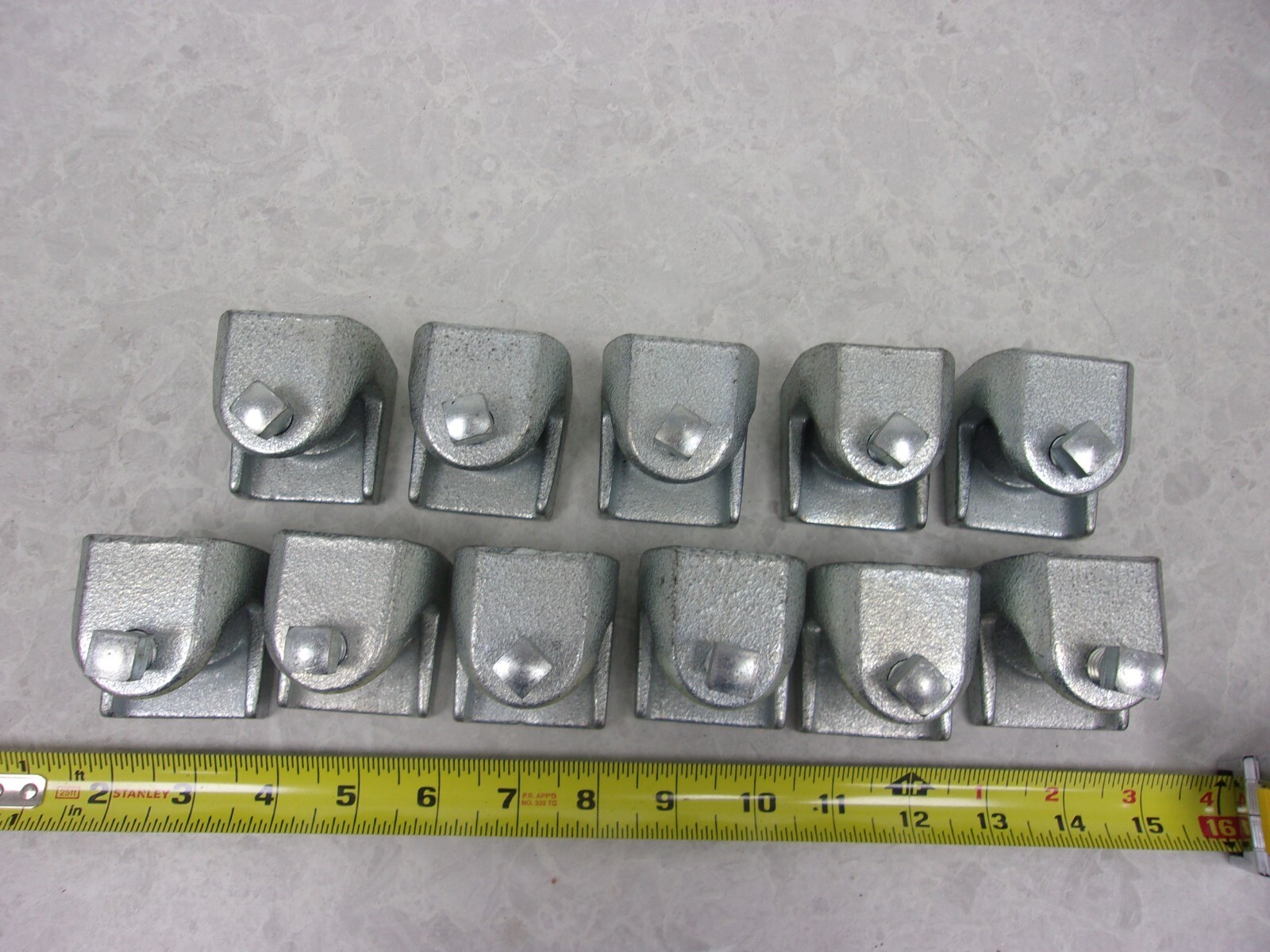 (LOT OF 11) UNBRANDED SCJ215 BEAM CLAMPS, 0571C