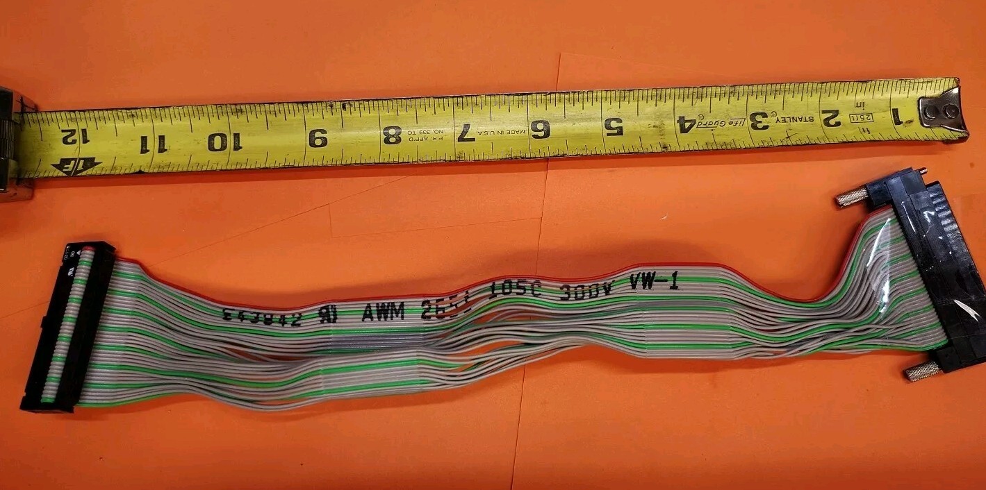E43842 AWM 2651 105C 300V VW-1 RIBBON CABLE With End Terminals