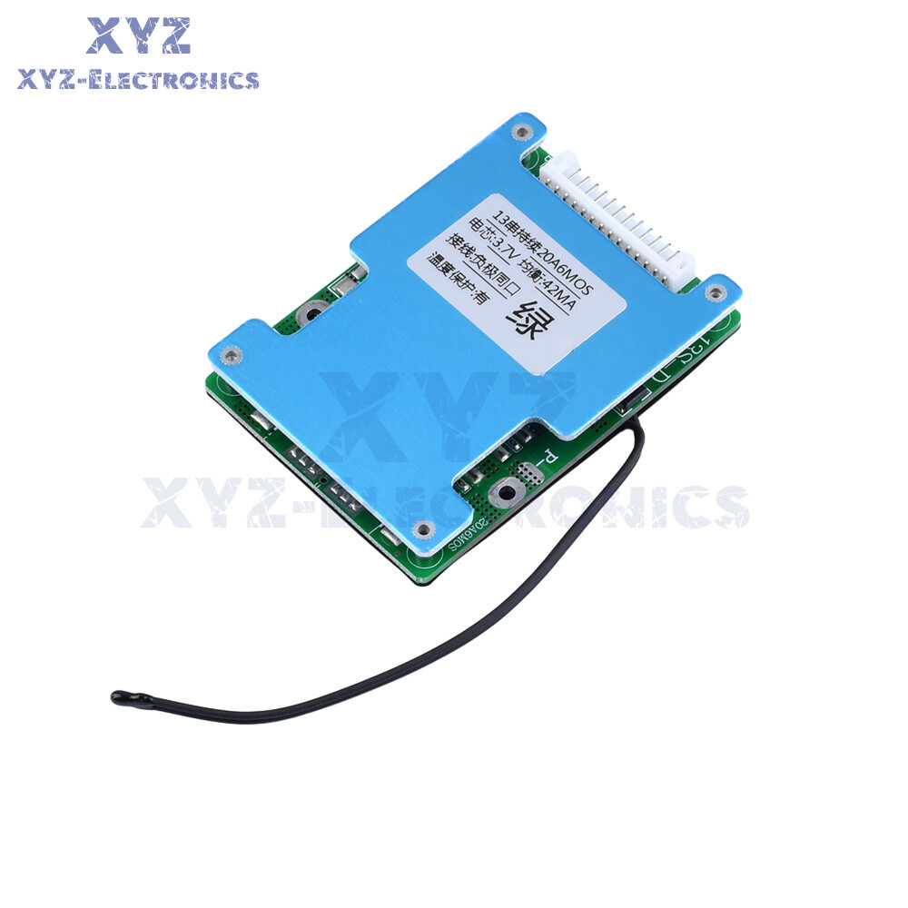 13S 48V 20A 30A Same Port Battery Protection Board for 18650 Li-ion Battery