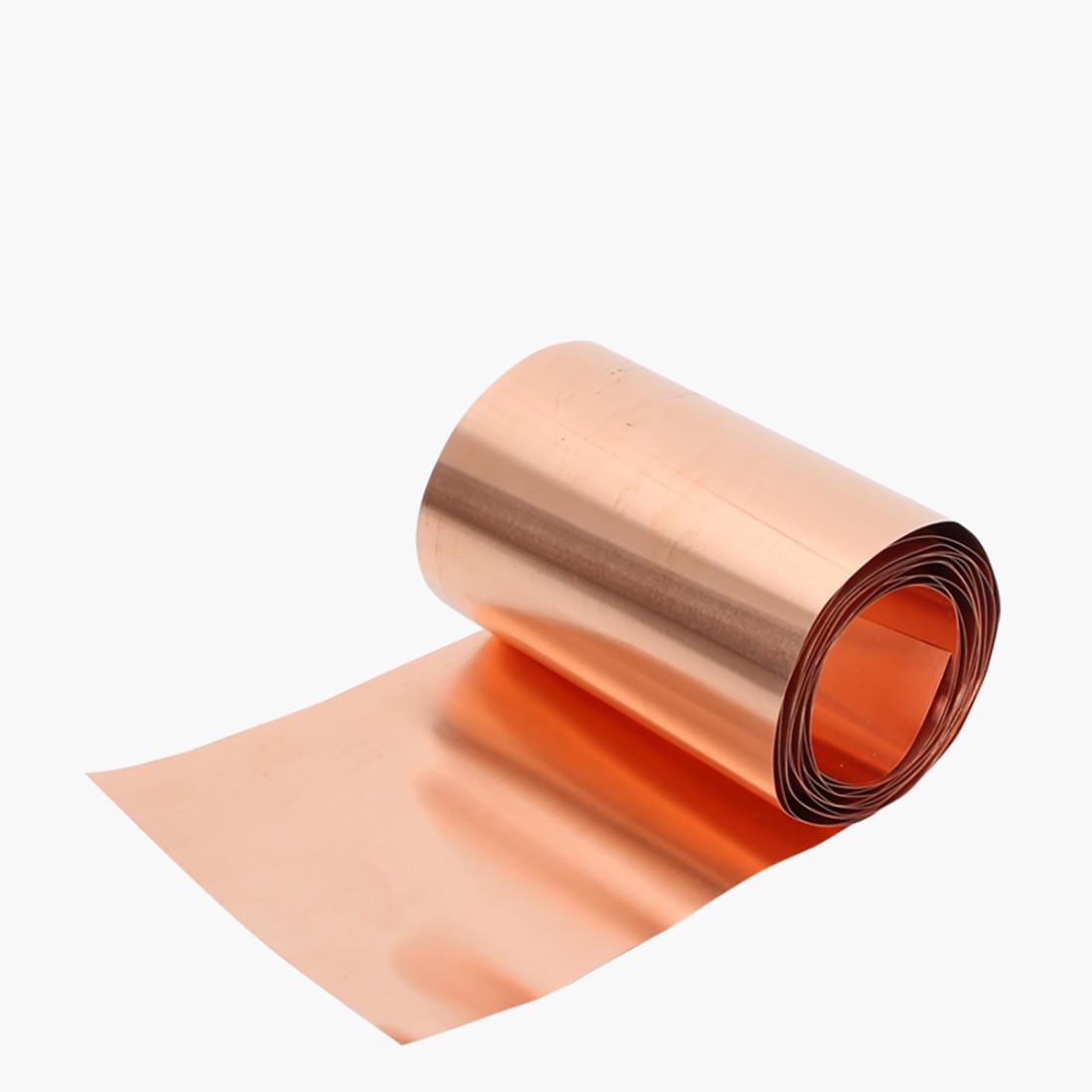 99.9% Flexible Pure Cu Metal Foil Plate Strip 0.01~1mm Thick Copper Sheet Roll