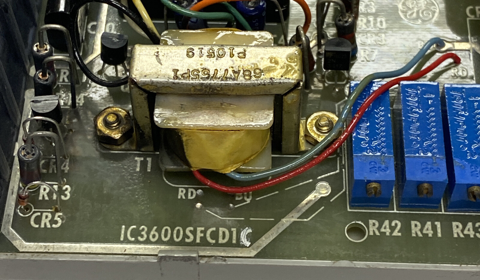 GENERAL ELECTRIC,IC3600SFCD1,FIRING CIRCUIT PC BOARD REFURBISHED