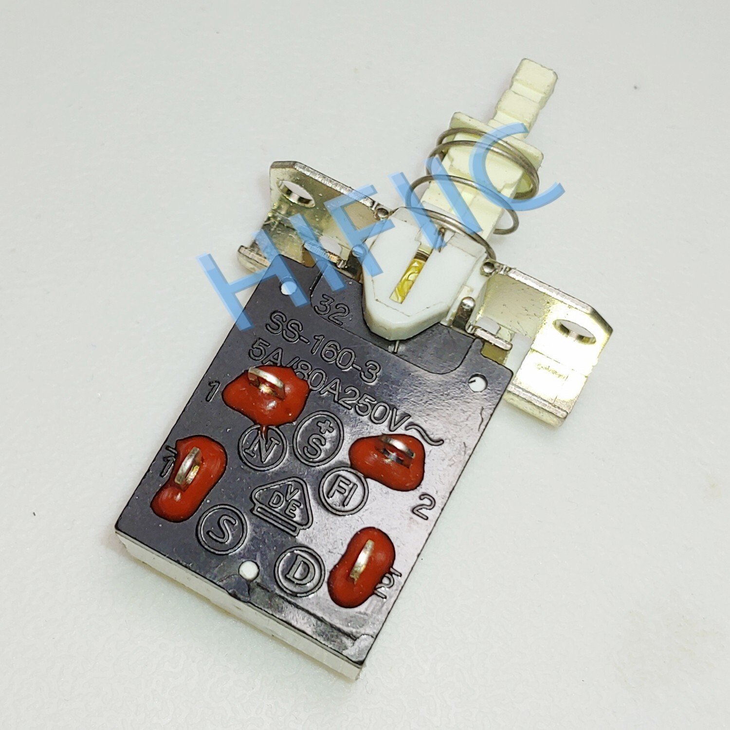 RONG FENG SS-160-3 Pushbutton Switch 5A/80A 250VAC 4 Pins ON-OFF Maintained
