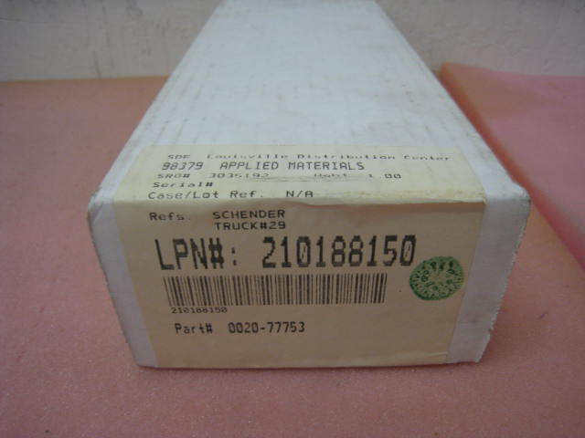 NEW AMAT APPLIED MATERIALS 0020-77753, BRACKET, CMP CONTROL.