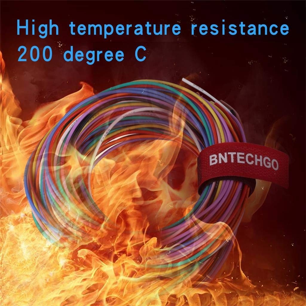 22 Gauge Silicone Wire Kit 10 Color Each 5 ft Flexible 22 AWG Stranded Tinned…