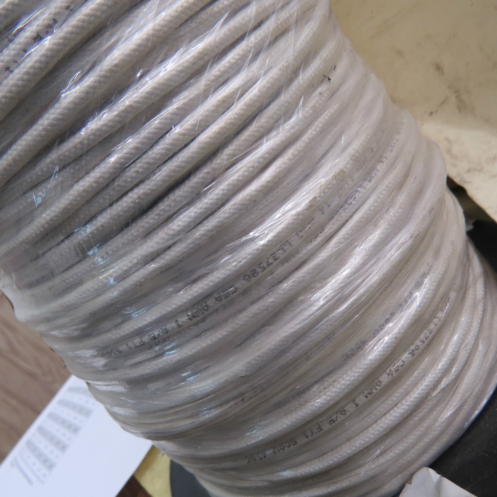 Omni Cable #14 for high temp applications, white, by the foot