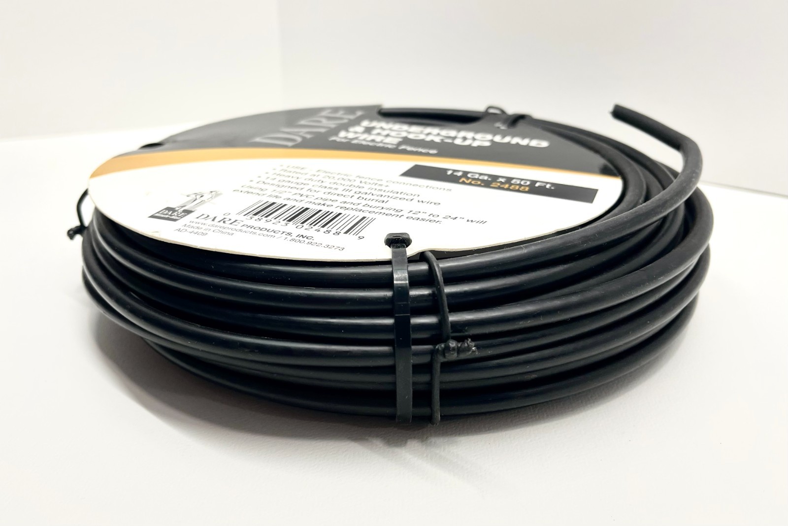 NEW – Dare 2000 V Underground & Hook-Up Wire, Black, 14 Ga x 50ft, No. 2488