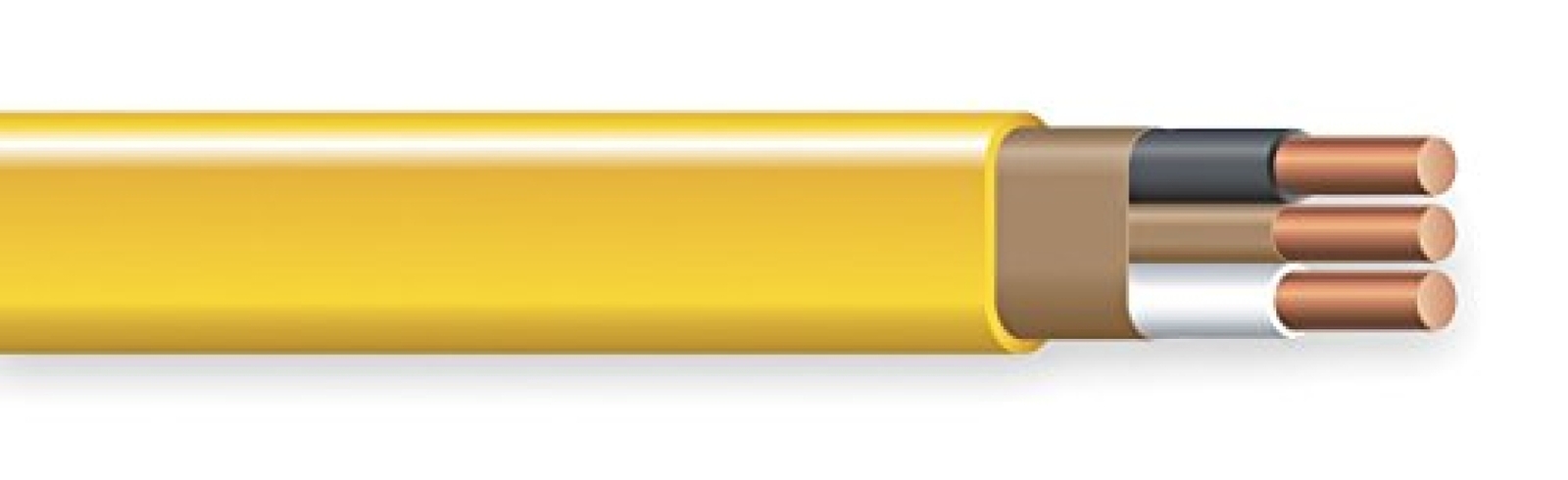 Southwire Building Wire 12 Ga, 2 Conductor 20 Amp 600 V 90 Deg C 50 ‘ Yellow