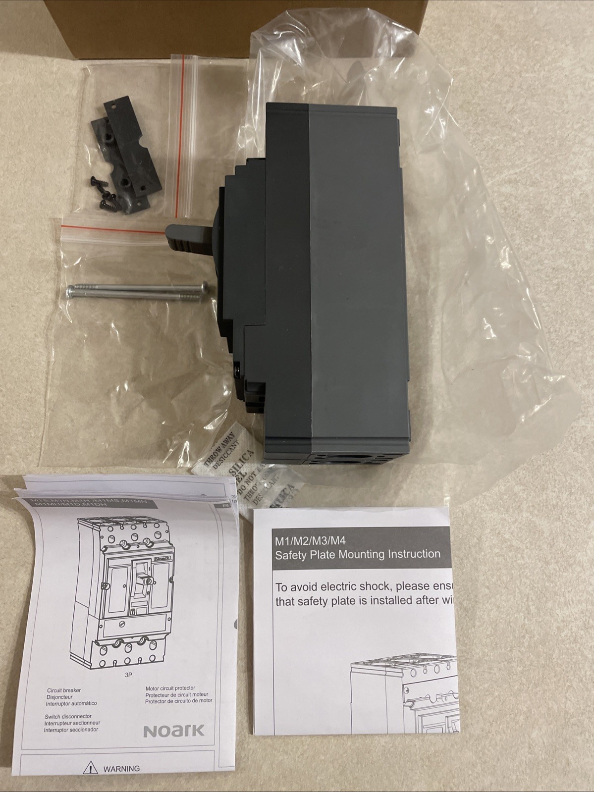 Noark M1S70T22L – 1102286 – UL489 – M1 frame – 2P2d – 70A rated – 600Vac