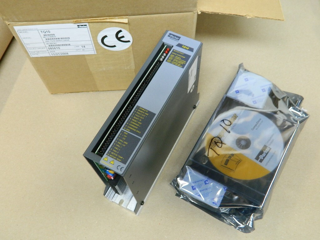 PARKER SERVO DRIVE MODEL TQ10 TQ-10 KIT with Disc & Cable NEW