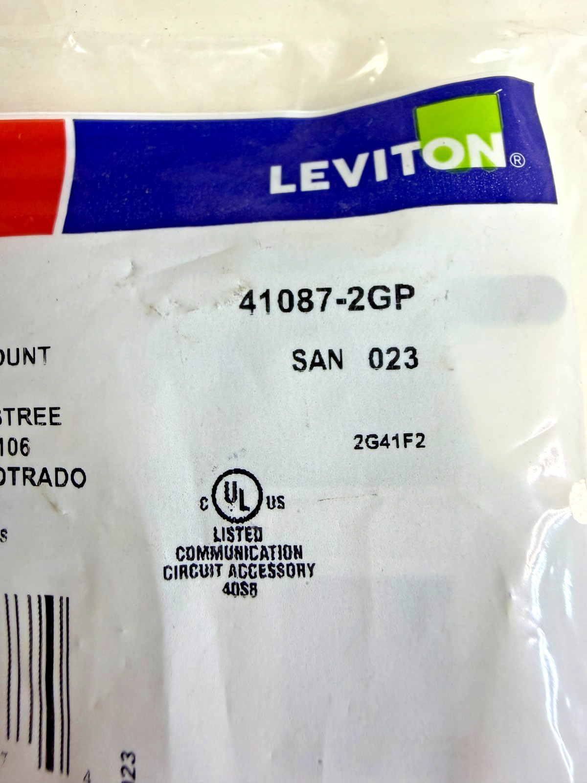 Leviton 41087-2GP Quickport Flush Mount Duplex *New SEALED* Gray LOT x 18