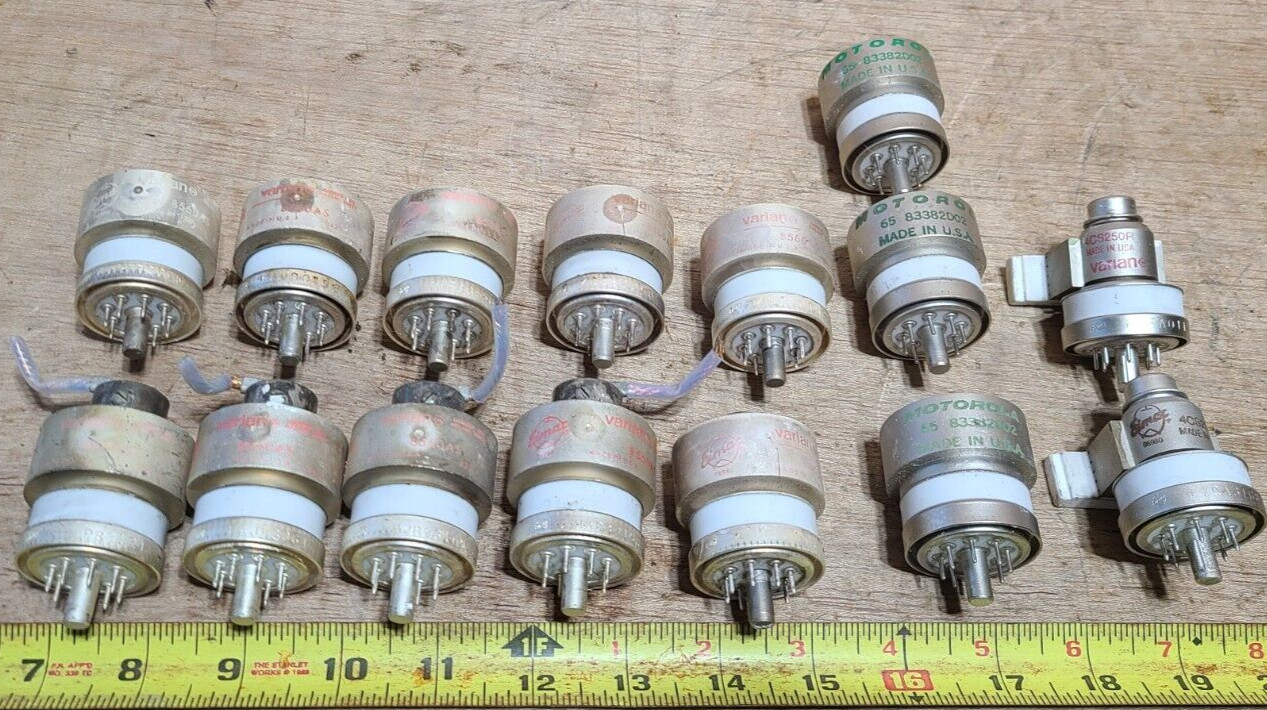 Lot of 15 Electron Tube | Tube Valve Eimac 8560AS,4CS250R/Motorola 65-83382D02,