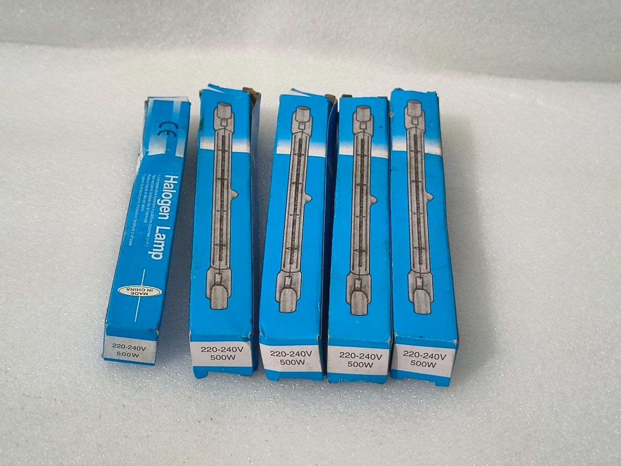 500W Halogen Lamp J118 R7s 118mm Linear Floodlight Bulb 220-240V LOT OF 5