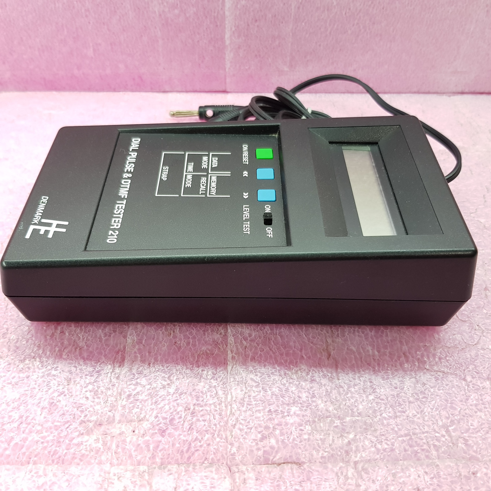 HE Hasselriis Electronics Denmark Dial Pulse & DTMF Tester 210 HE210