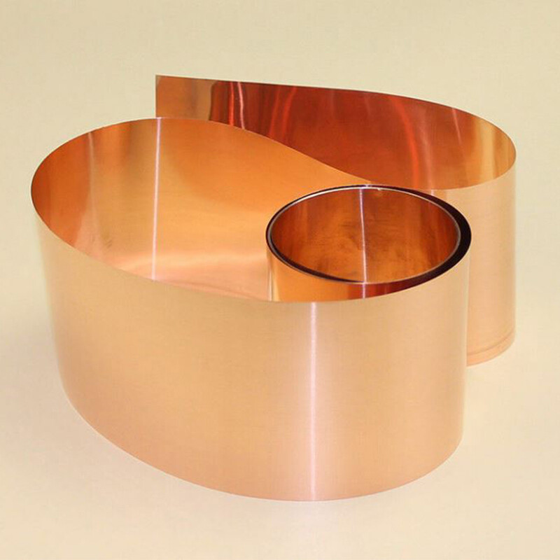 1 Meter 99.9% Pure Copper T2 Cu Metal Sheet Foil Plate Strip Thickness 0.01-1mm