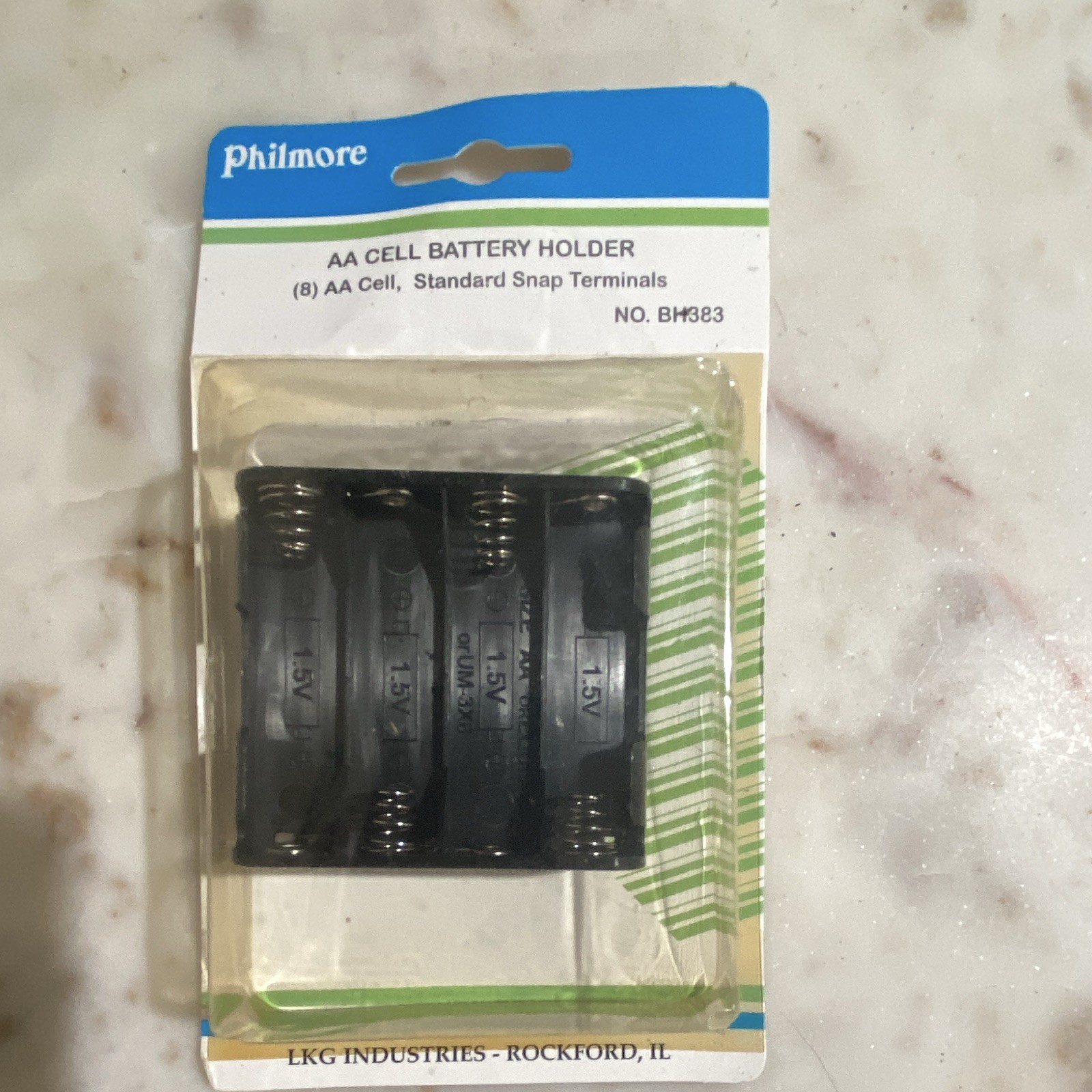 Philmore BH383 8x AA Cell Battery Holder with Standard Snap Terminals