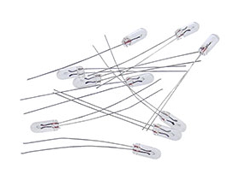 MPJ 37484LA 12V INCANDESCENT GRAIN OF WHEAT MICO LAMP PANEL LAMP BULB 10 PCS