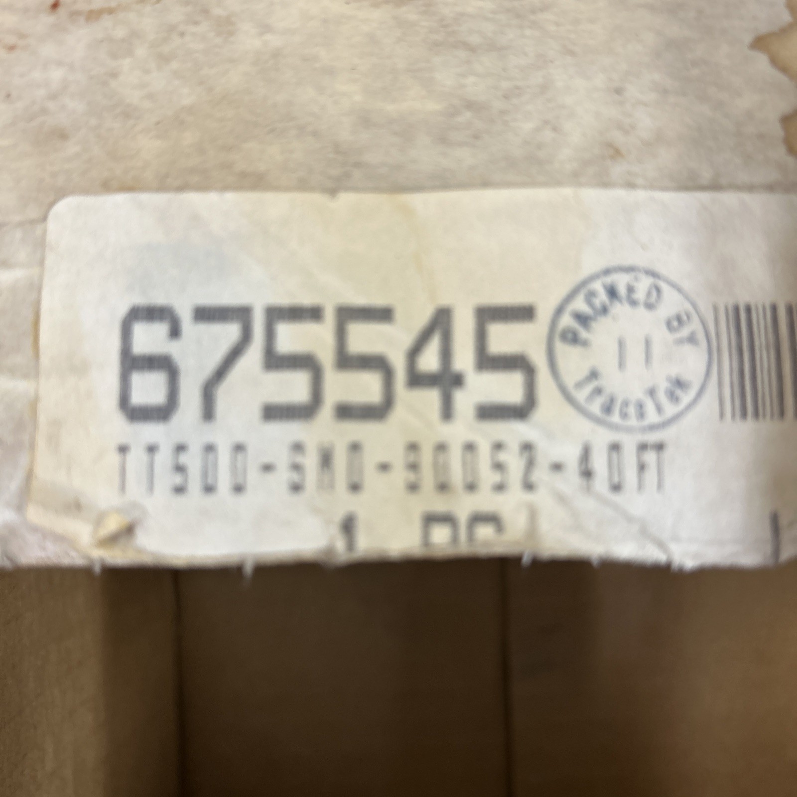 Raychem TT500-SMO-90052-40FT 675545