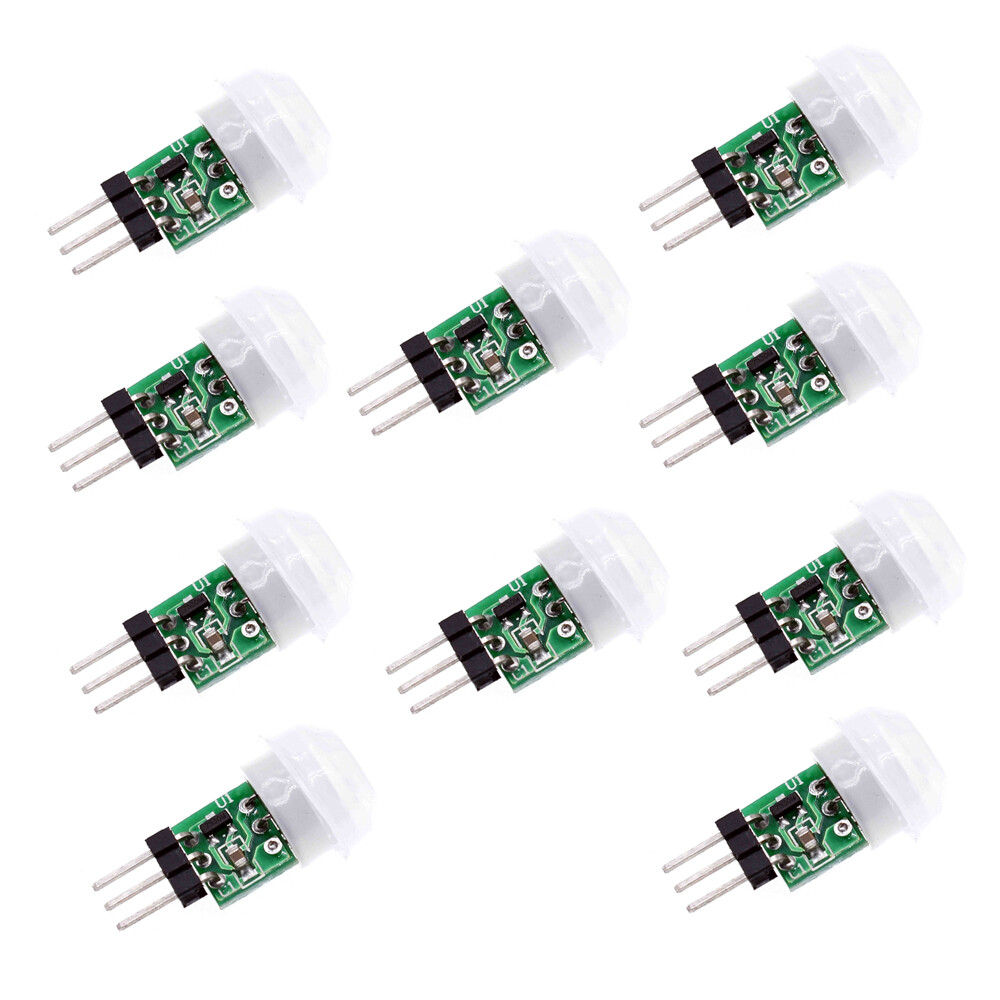 10x AM312 PIR Motion Body Human Sensor Mini Infrared Detector Module DC2.7-12V