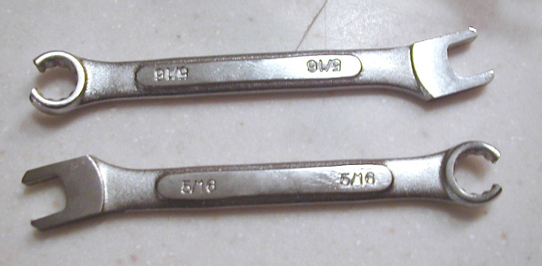 Custom Ground 5/16 inch Open/Flare end SMA Wrench for tight spots! Very Handy !