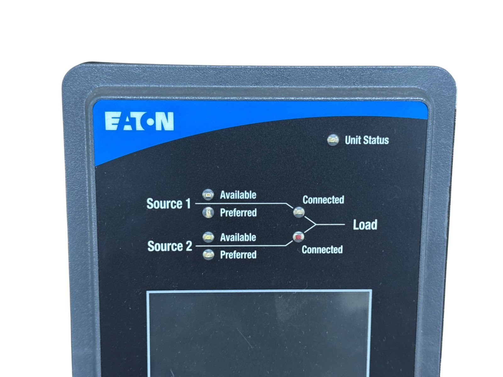 EATON 6D32428G01 ATC-900 AUTOMATIC TRANSFER SWITCH CONTROLLER MODULE PANEL