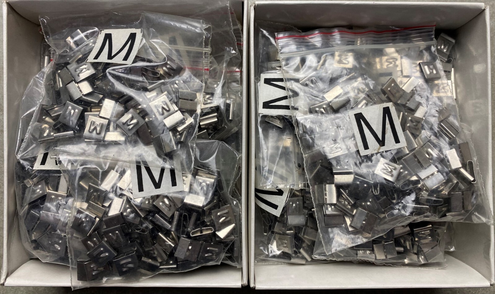 HAYATA ID-M, Stainless Steel Cable Marker 316SS, Symbol “M” , 100 Pc’s Pkt
